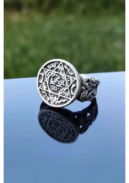 Davut Yılzı Hz. Süleyman Mührü ve Poseidon Mızrak Model Güçüş Kaplama Yüzük Karşılaştırması