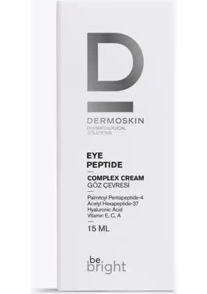 Dermoskin Be Bright Göz Çevresi Peptit Kompleks Kremi ile Göz Çevresi Yaşlanma Karşıtı Bakım