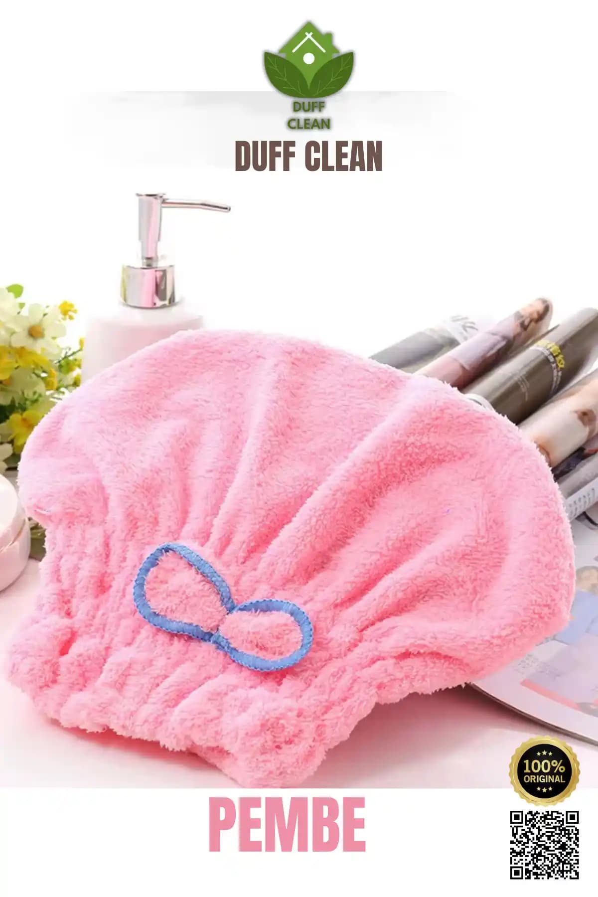 DUFF CLEAN Saç Kurutma Bonesi Modern Tasarım ve Hızlı Kuruma Sağlayan Pratik Çözüm