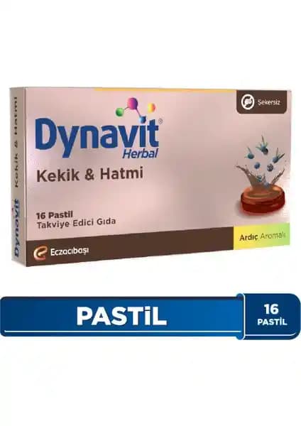 Dynavit Herbal Kekik Hatmi Pastilleri: Doğal Boğaz Rahatlatıcı Takviye Ürünü