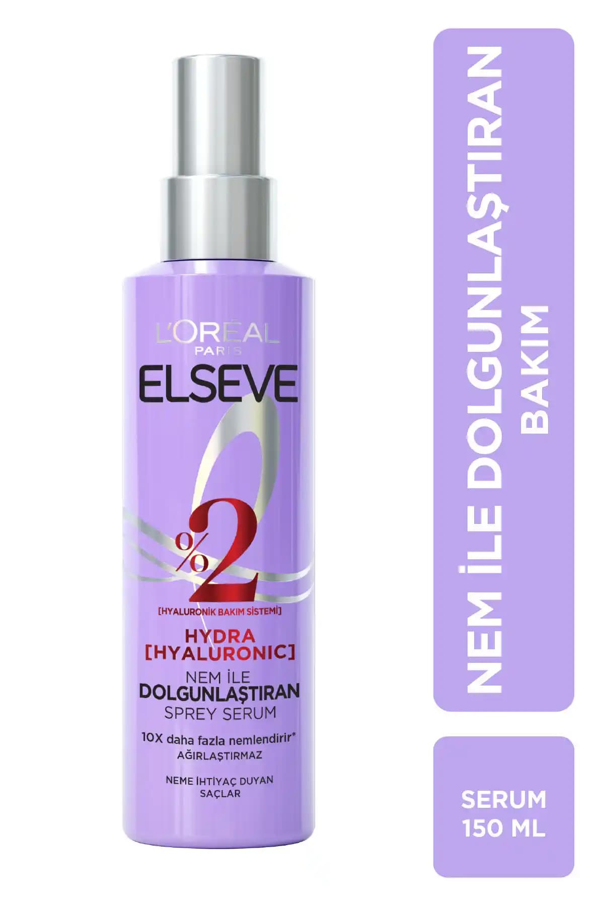 Elseve Hydra Hyaluronik Nem ile Dolgunlaştıran Saç Bakım Sprey Serumu 150ml