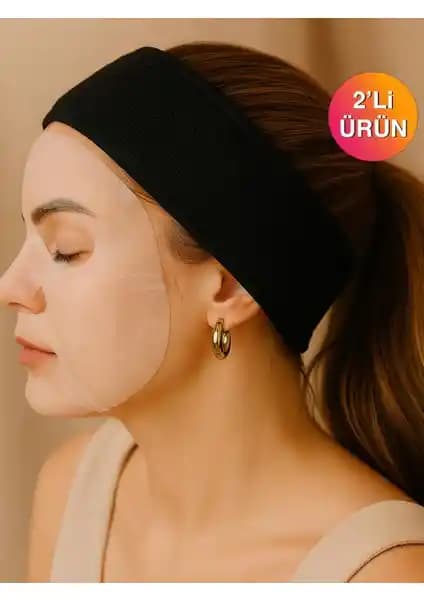 Ender Home DreamSoft Kadife Dokulu 2'li Saç Bandı Şık ve Pratik Kullanım İçin Uygun