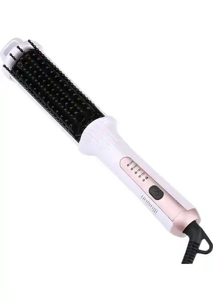 Fakir İllusion Pembe Elektrikli Saç Düzleştirici Fırça: Pratik ve Güvenli Saç Şekillendirme Çözümü