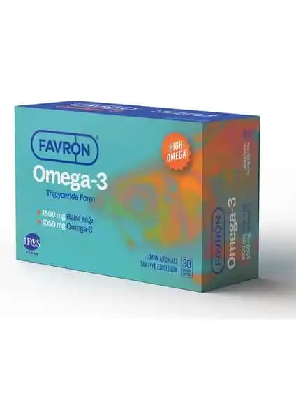 Favron Omega 3 Takviye Edici Gıda: Yüksek Doz Balık Yağı ile Sağlıklı Yaşam Destekçisi