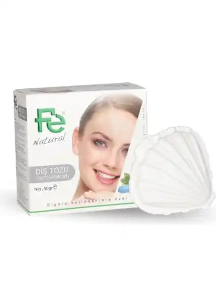 Fe Naturel Beyazlatıcı Diş Tozu ile Günlük Ağız Bakımında Doğal ve Etkili Çözüm