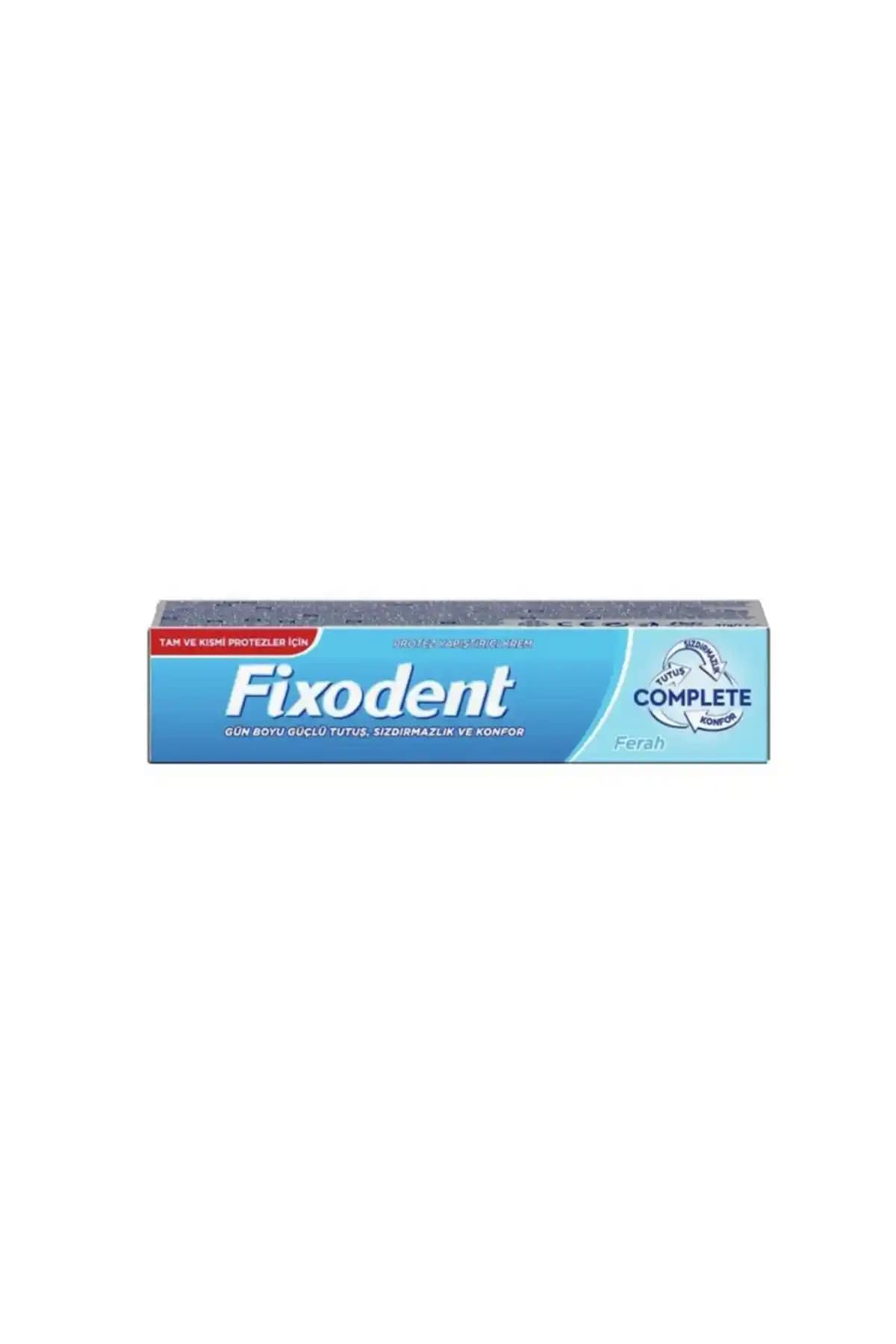 Fixodent Diş Protez Yapıştırıcı Complate Feah 47g Güvenilir ve Uzun Süreli Tutma Sağlayan Ürün
