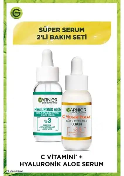 Garnier 2'li Serum Seti: Cilt Parlaklığı ve Nem İçin Etkili Çözüm
