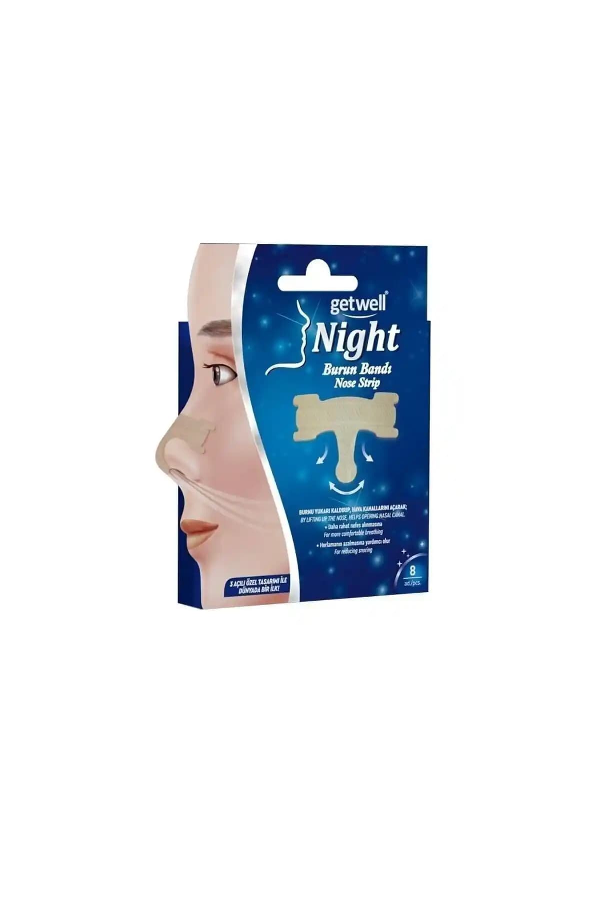 Getwell Neutrogena® 8'li Burun Bandı: Rahat Nefes Almayı Destekleyen Pratik Çözüm
