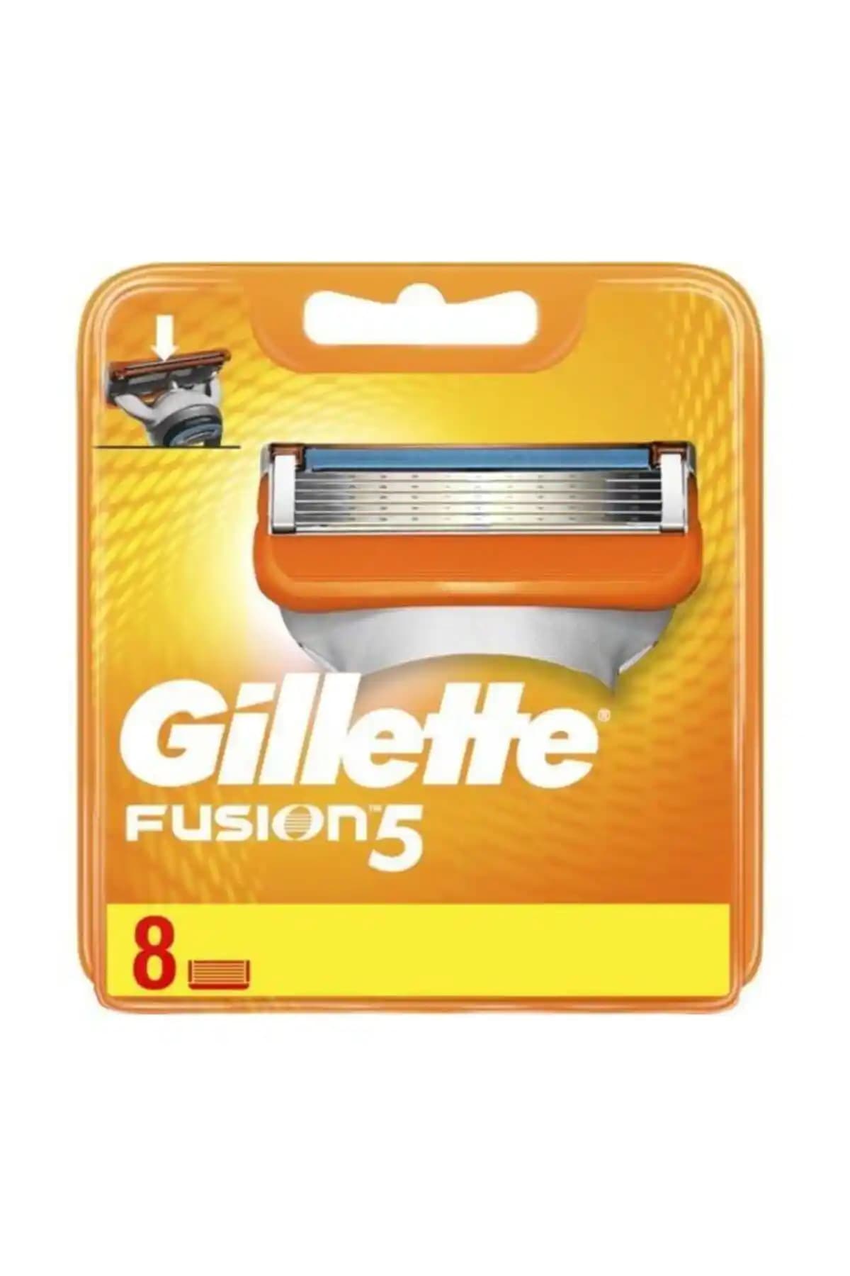 Gillette Fusion Yedek Tıraş Bıçağı 8'li Paketle Uzun Süreli ve Konforlu Tıraş Deneyimi