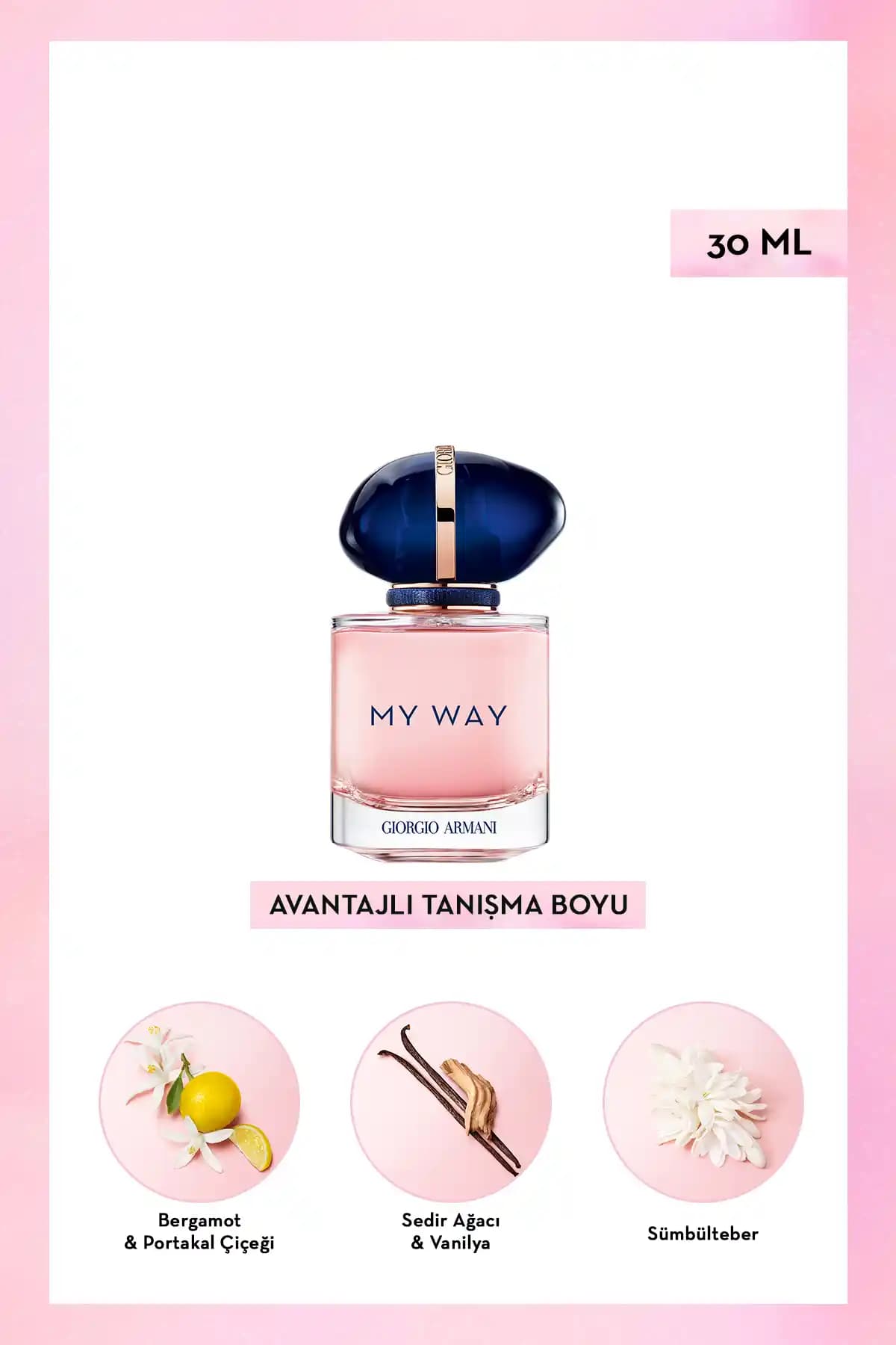 Giorgio Armani My Way EDP 30 ml Kadınlar İçin Modern ve Sürdürülebilir Parfüm