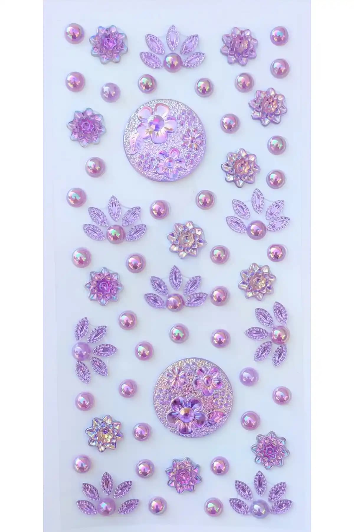 Giraffe Sticker Mor Taş Sticker Çok Yönlü Dekoratif Çözüm ve Kullanım Alanları