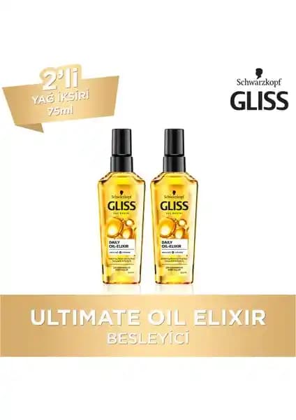 Gliss Ultimate Oil Elixir ile Saçlarınızda Güç ve Parlaklık Artışı Sağlayın