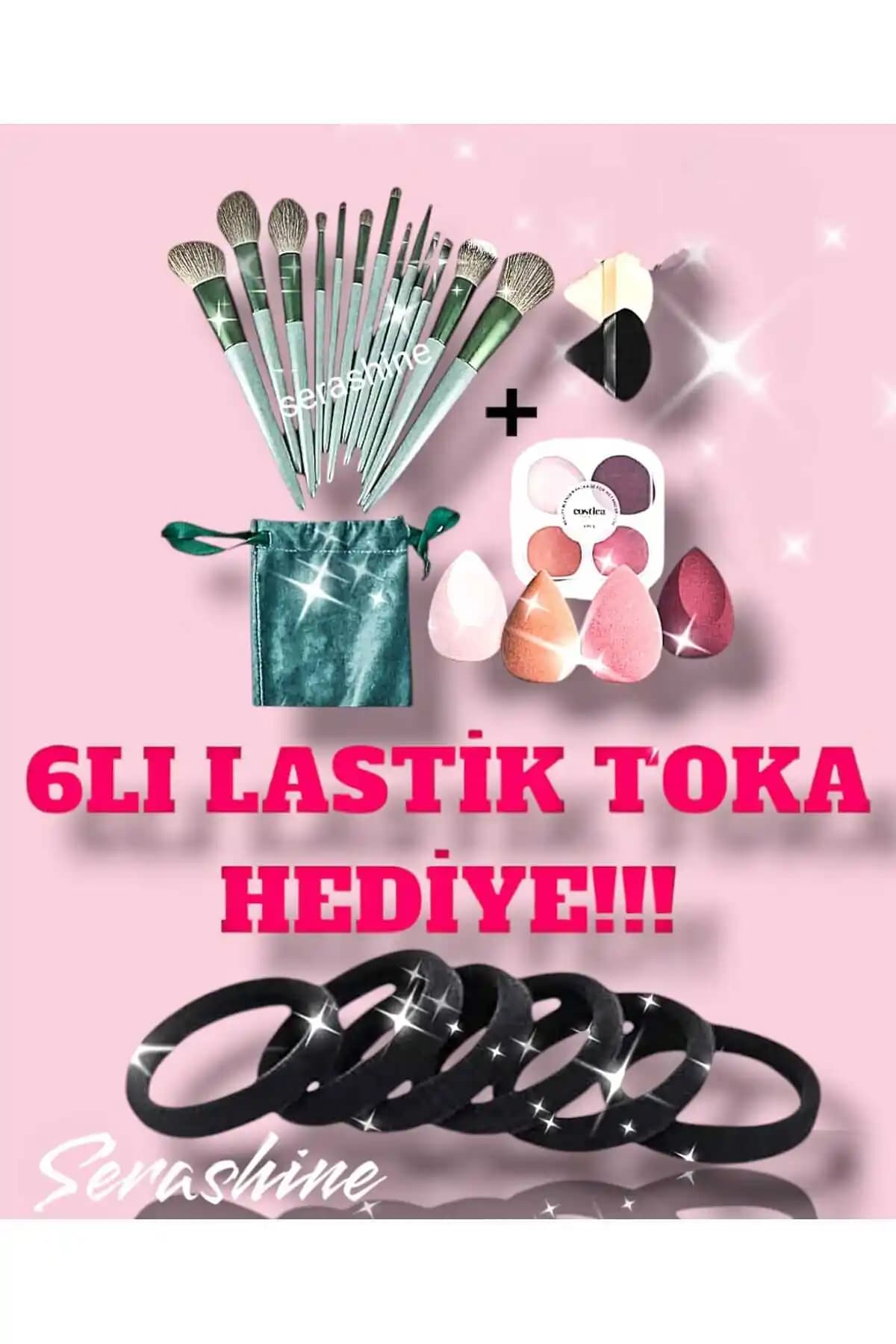 HBTasarım 25 Parçalık Makyaj Fırçaları Seti Profesyonel ve Pratik Kullanım İçin Uygun