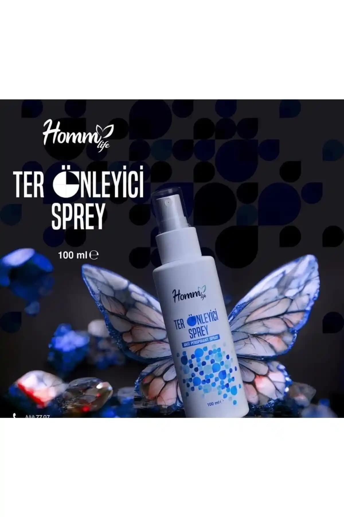 Homm Life Bitkisel Ter Önleyici Sprey 100 Ml: Doğal ve Etkili Ter Kokusu Kontrolü
