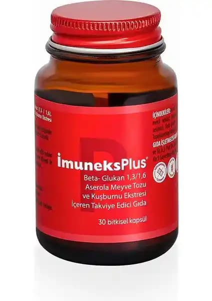 Imuneks Plus 30 Kapsül Bağışıklık Sistemini Güçlendiren Takviye Ürünü