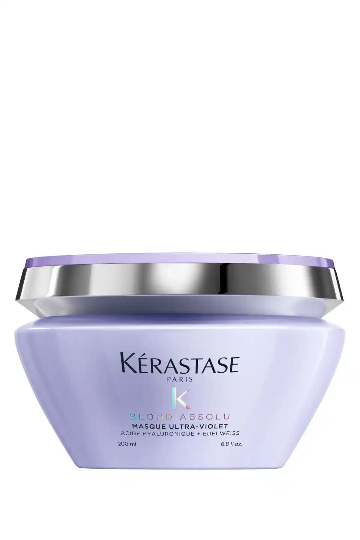 Kerastase Blond Absolu Masque Ultra Violet ile Sarı ve Röfleli Saçlar İçin Renk Koruma ve Nötralizasyon