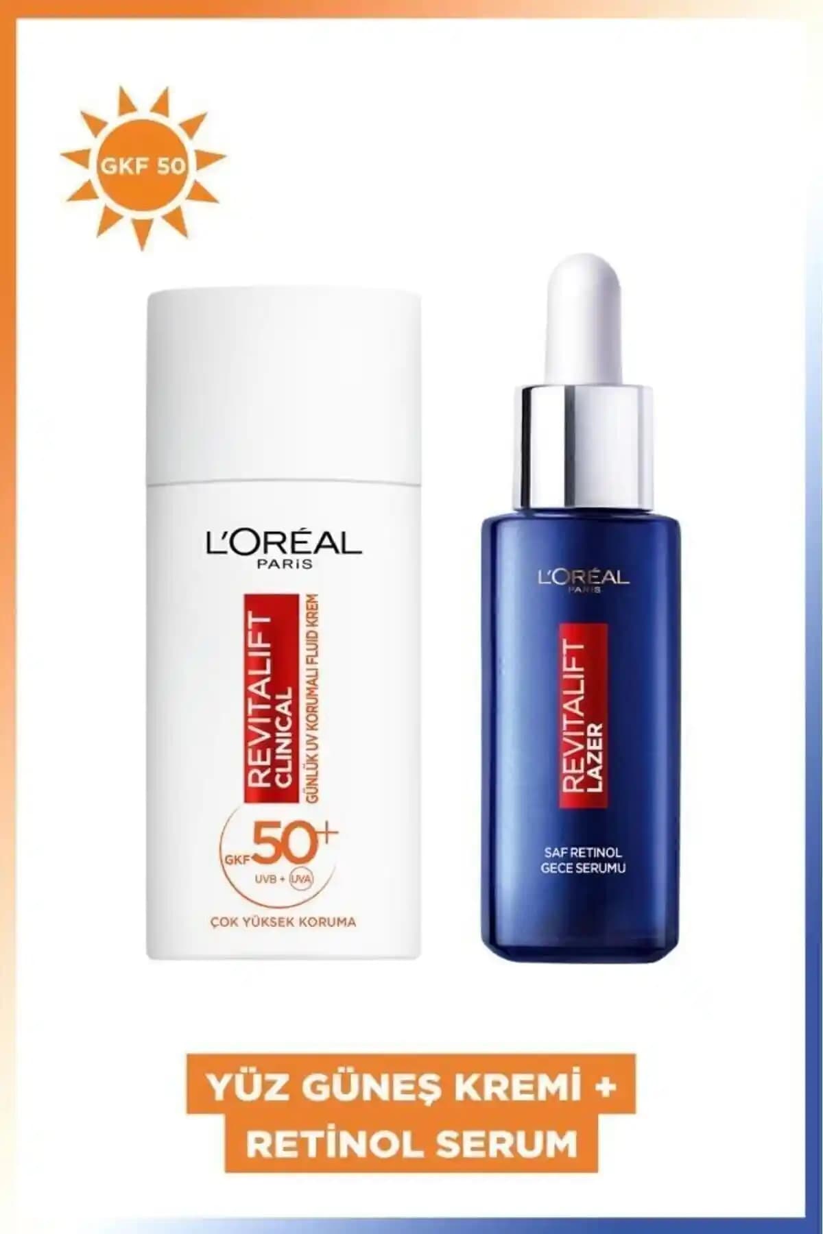 L'Oreal Paris Revitalift Serisi: Gelişmiş Güneş Koruma ve Gece Serumu Çözümleri