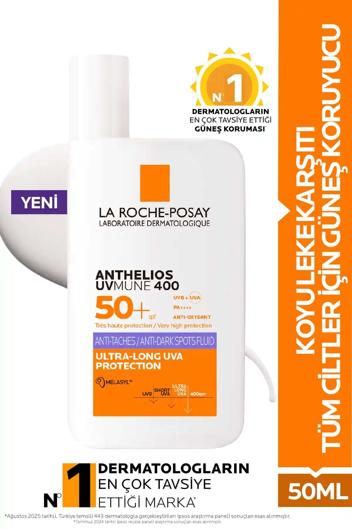 La Roche Posay Anthelios Uvmune 400 Anti-Dark Spots Fluid: Yüksek SPF ve Leke Karşıtı Özellikler
