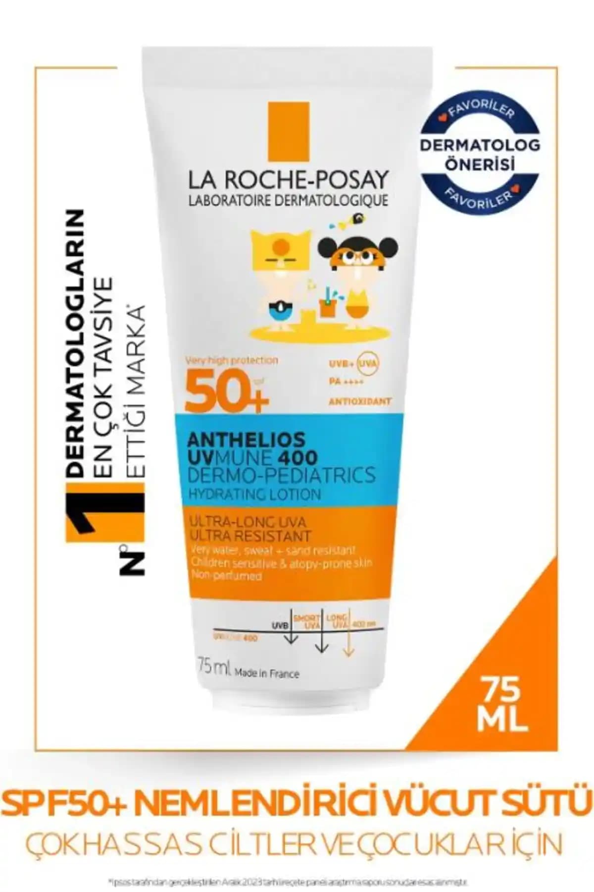 La Roche Posay Anthelios Uvmune 400 Hassas Ciltler İçin SPF50+ Nemlendirici Güneş Koruyucu
