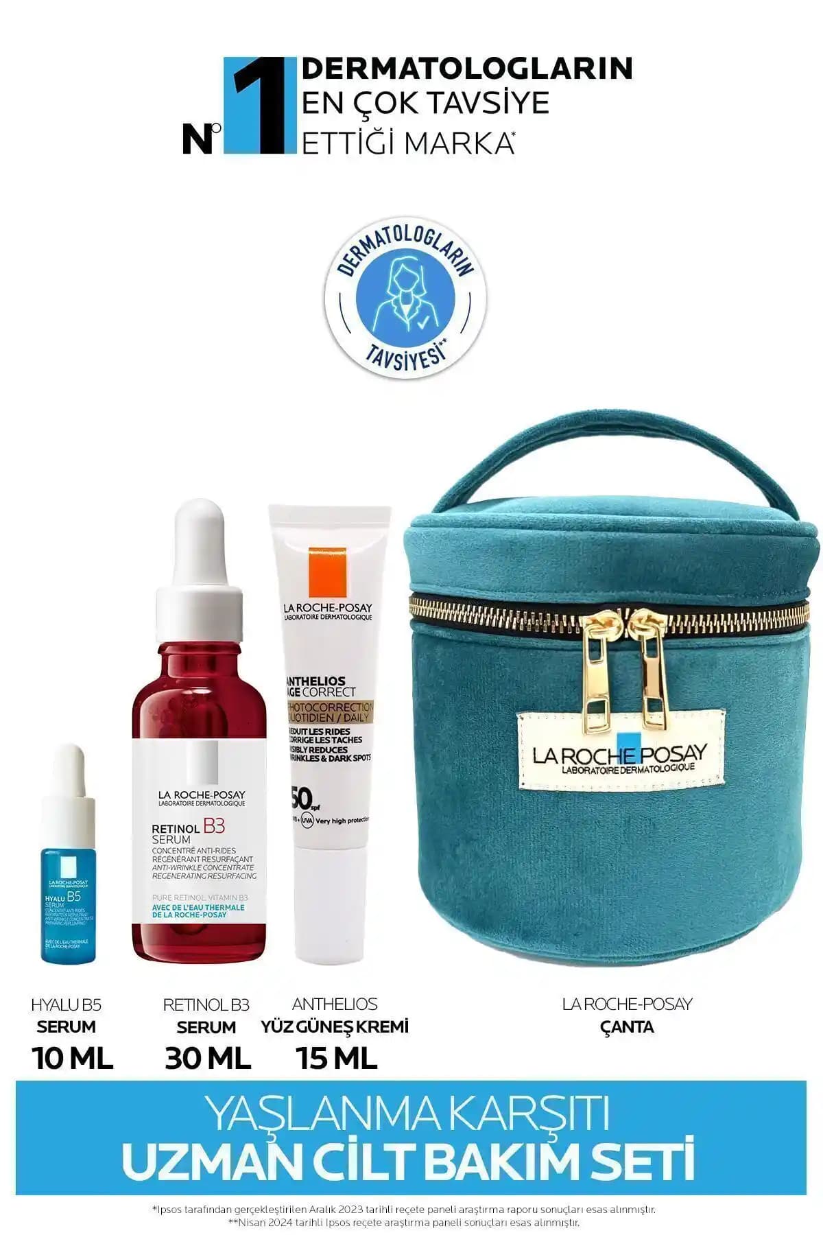 La Roche Posay Kırışıklık ve Yaşlanma Karşıtı Cilt Bakım Seti İncelemesi ve Kullanıcı Yorumları