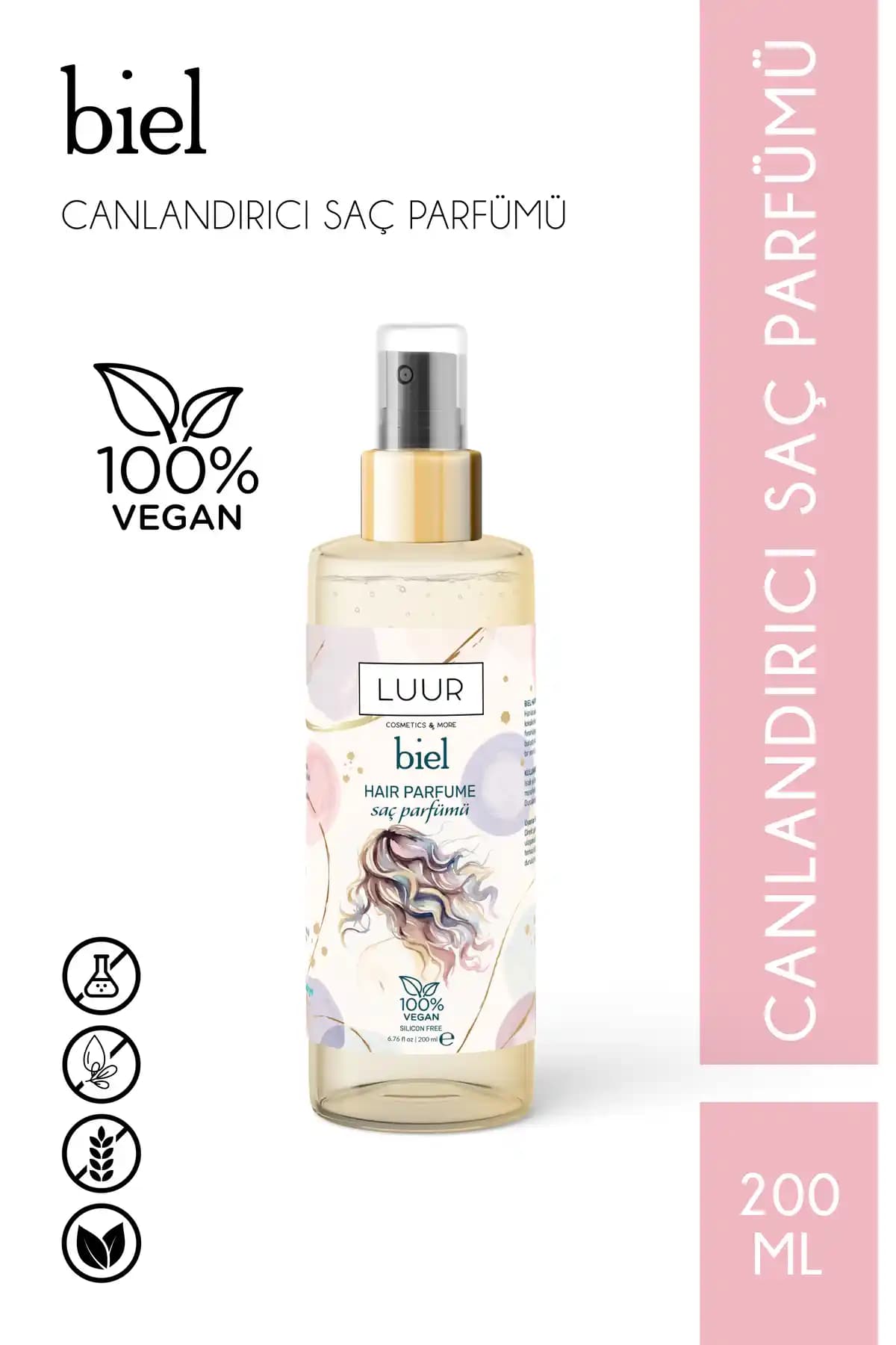 LUUR COSMETICS & MORE Biel Saç Parfümü İncelemesi: Uzun Süre Kalıcı ve Doğal Kokulu Saç Spreyi