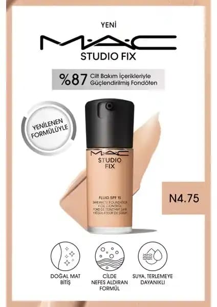 Mac Studio Fix Fluid SPF15: Uzun Süreli Kalıcılık ve Doğal Makyaj İçin Uygun Fondöten Seçeneği