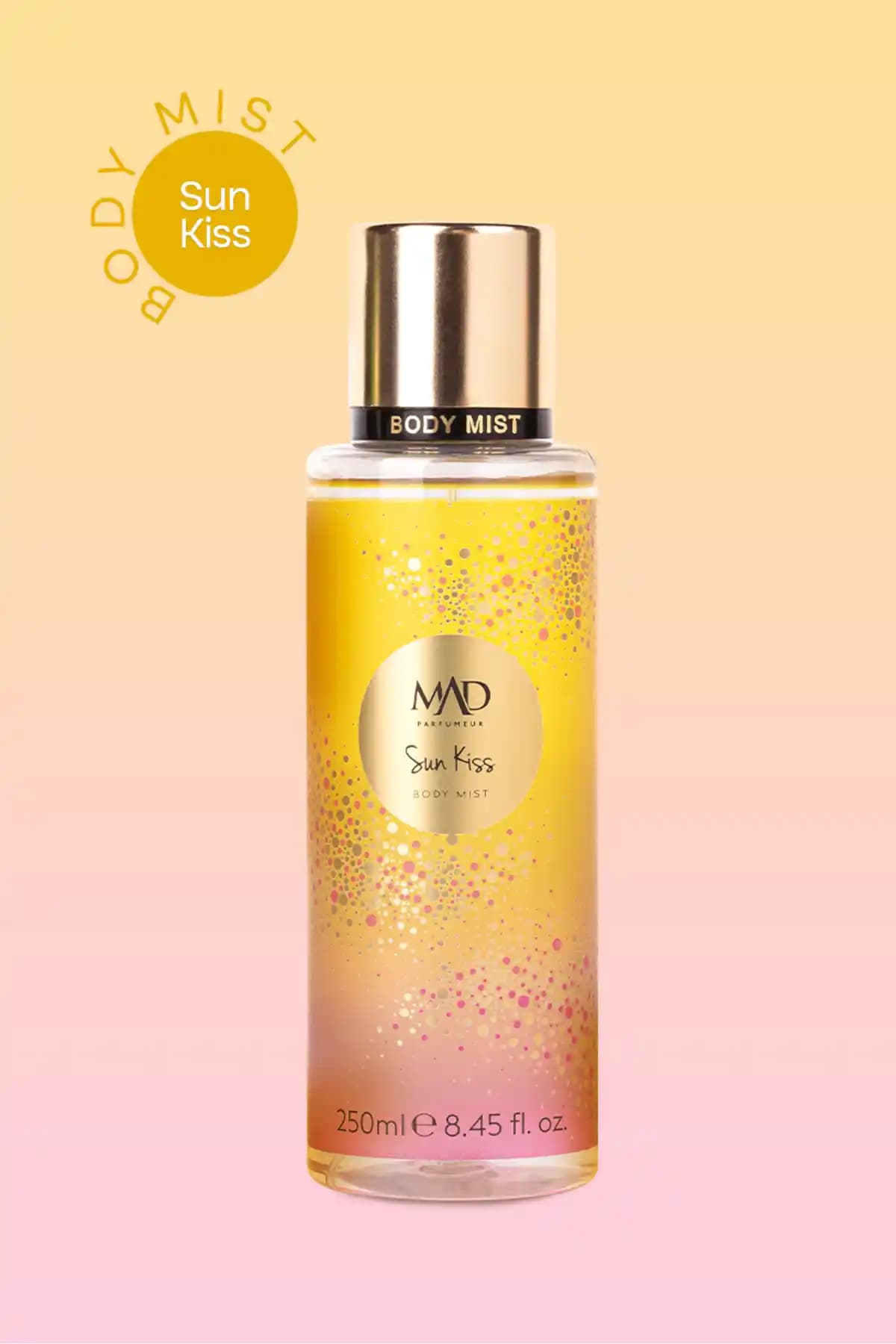 Mad Sun Kiss 250 ML Body Mist: Ferah ve Canlı Koku Deneyimi Sunan Yenilikçi Parfüm