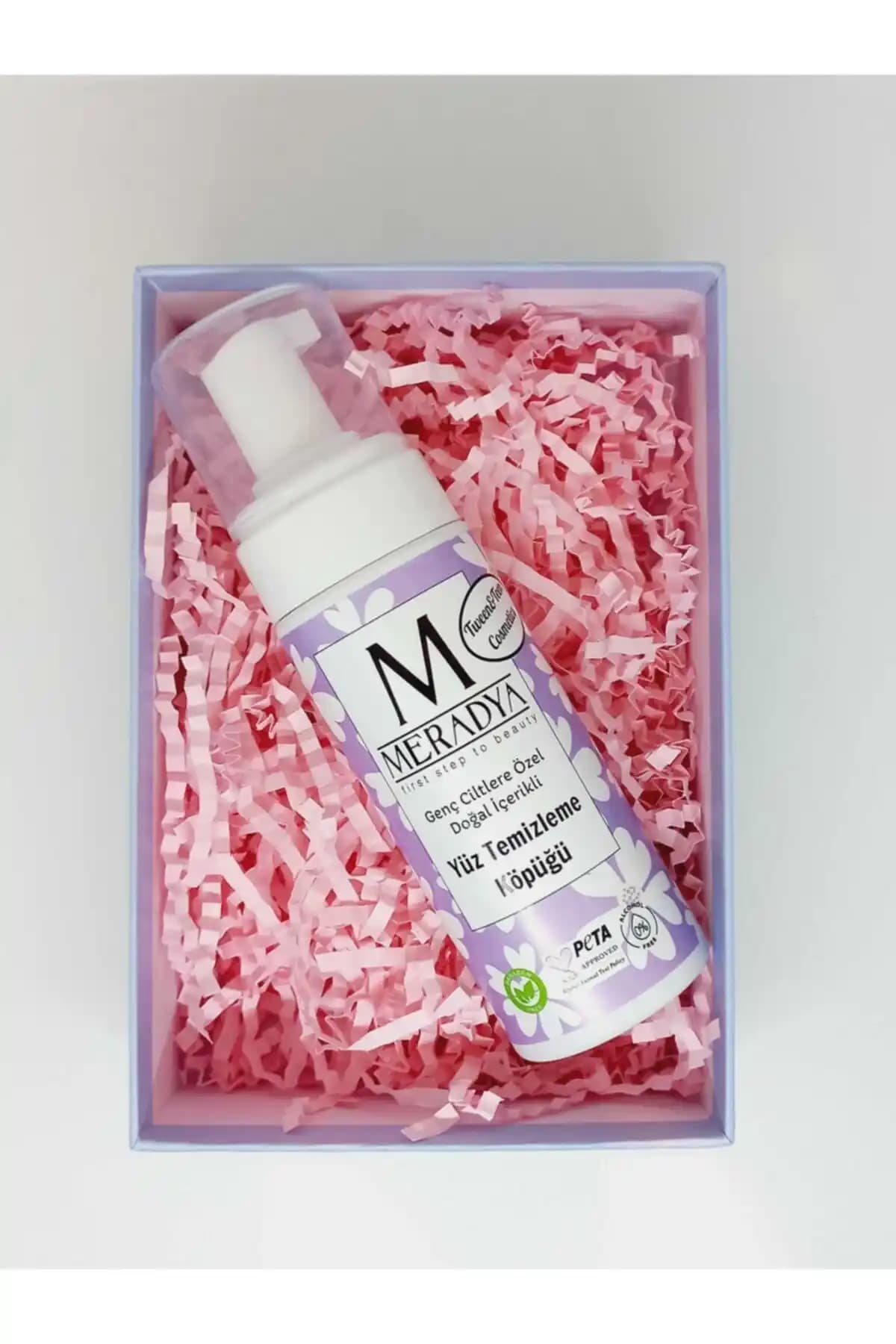 MERADYA Doğal Yüz Temizleme Köpüğü: Hassas ve Akne Eğilimli Ciltler İçin Güvenli Temizlik Çözümü