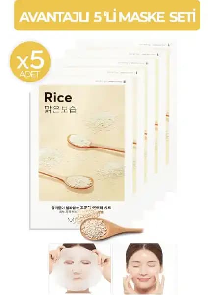 MISSHA Pirinç Özlü Ay<dı>nlatıcı ve Nemlendirici Yaprak Maske Seti İnceleme ve Kullanım Rehberi