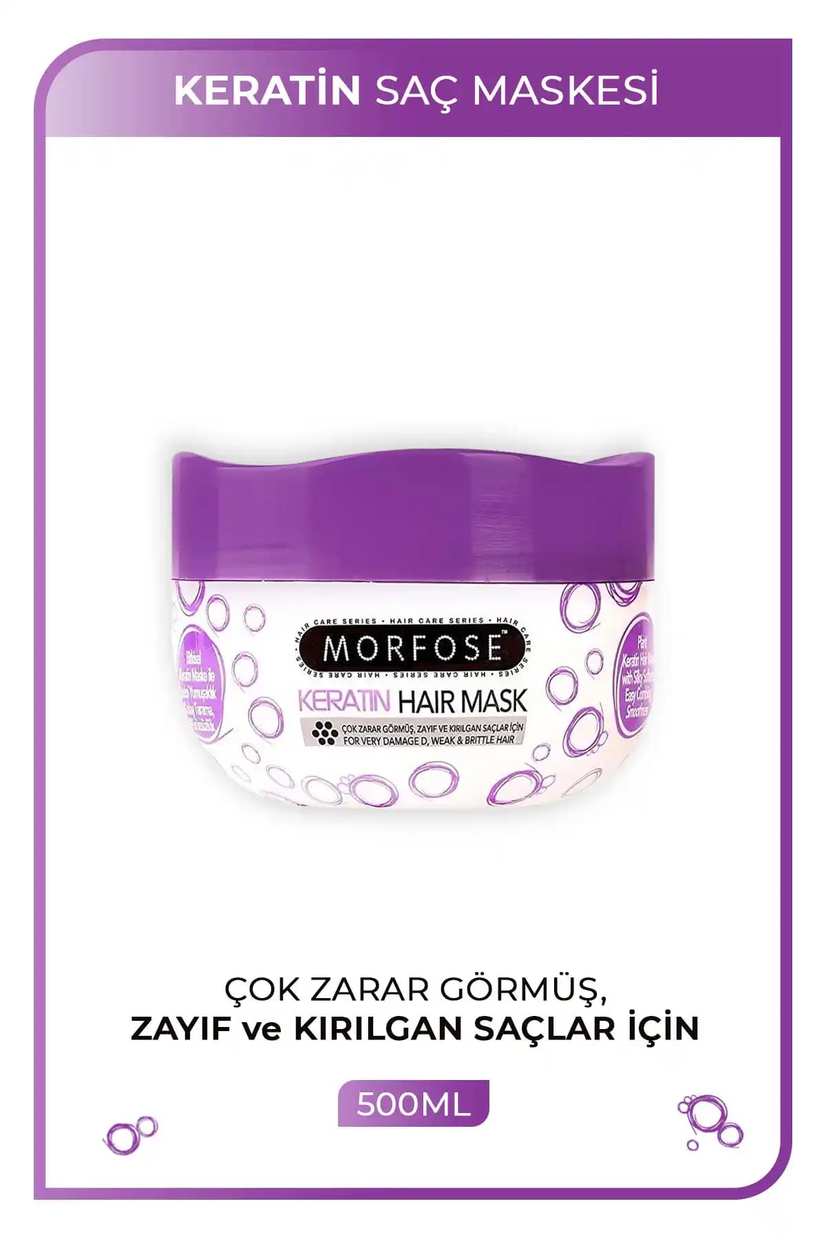 Morfose Keratin İçerikli Saç Maskesi: Yıpranmış Saçlar İçin Derinlemesine Bakım ve Yenilenme
