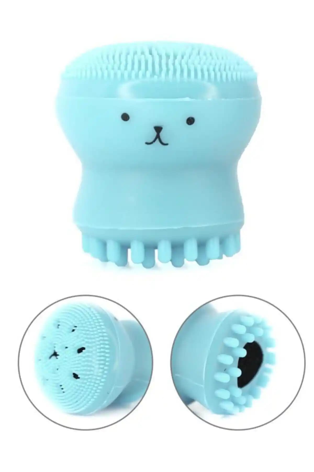 MUJGAN Ahtapot Şekilli Silikon Yüz Temizleme Fırçası: Pratik ve Estetik Cilt Bakım Aracı
