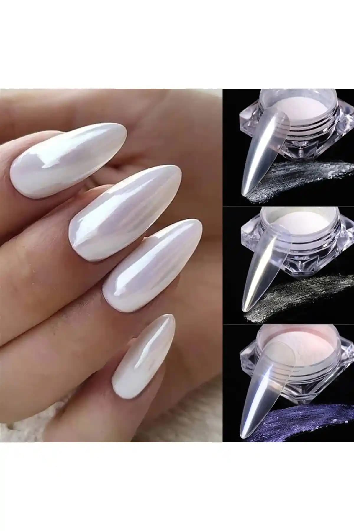 Nail Master İnci Tozu Protez ve Nail Art Uygulamaları İçin Yüksek Kaliteli Renkli Toz