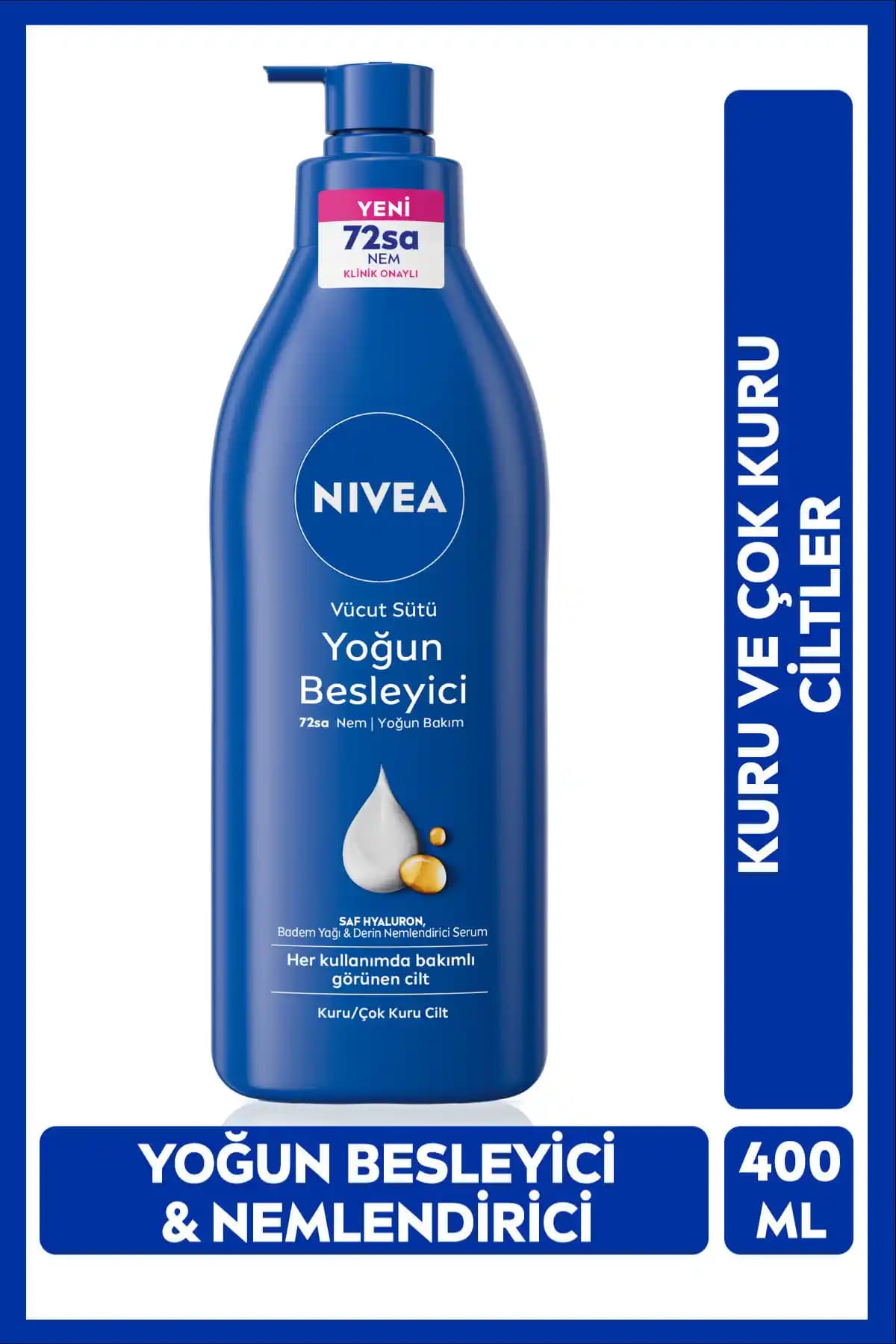 NIVEA Yoğun Besleyici Vücut Sütü: Derinlemesine Nemlendirme ve Yükseklik Sağlayan Formül