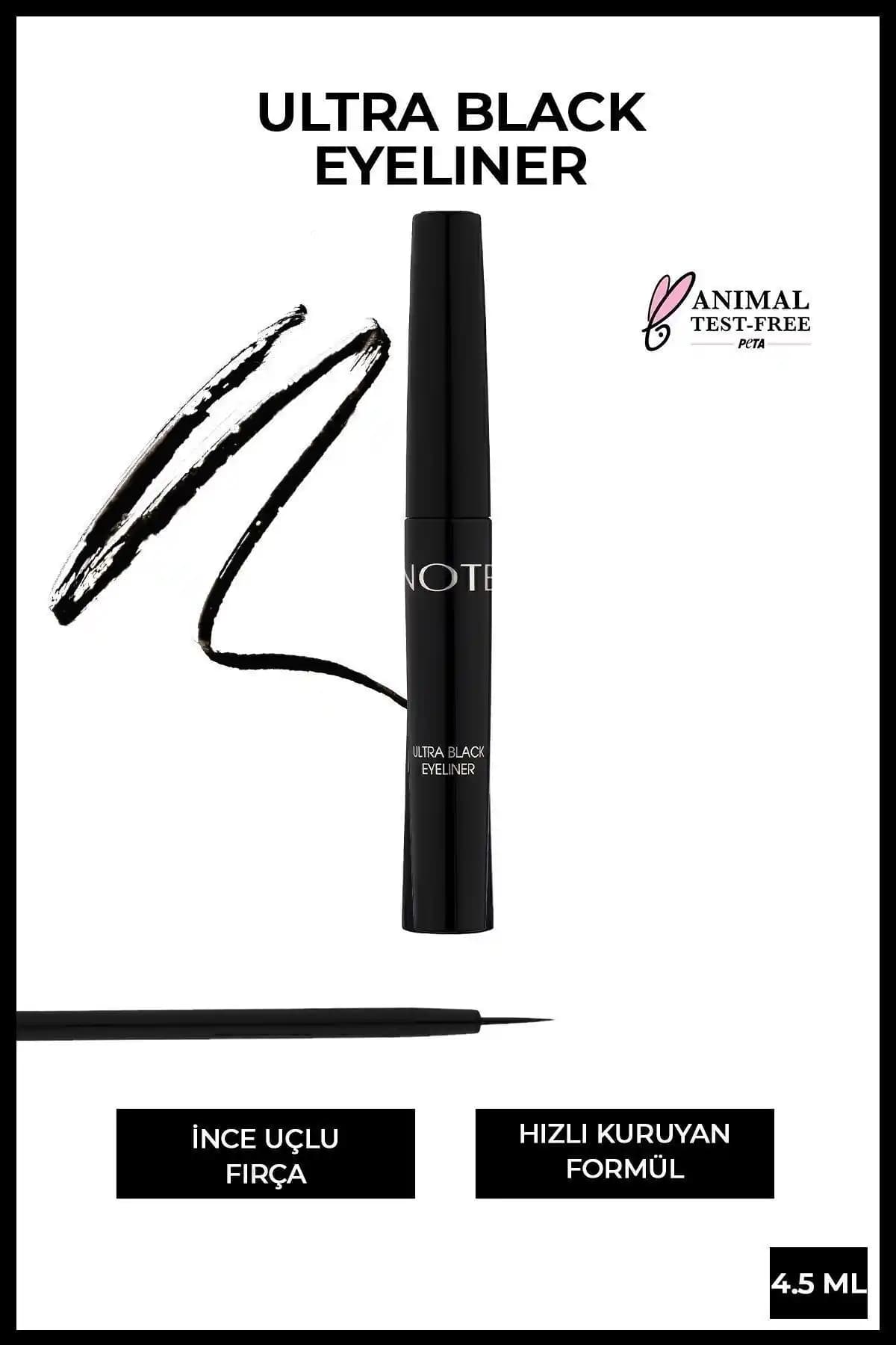 Note Cosmetics Ultra Black Eyeliner: İnce ve Kalıcı Siyah Çizgiler İçin Mükemmel Seçenek