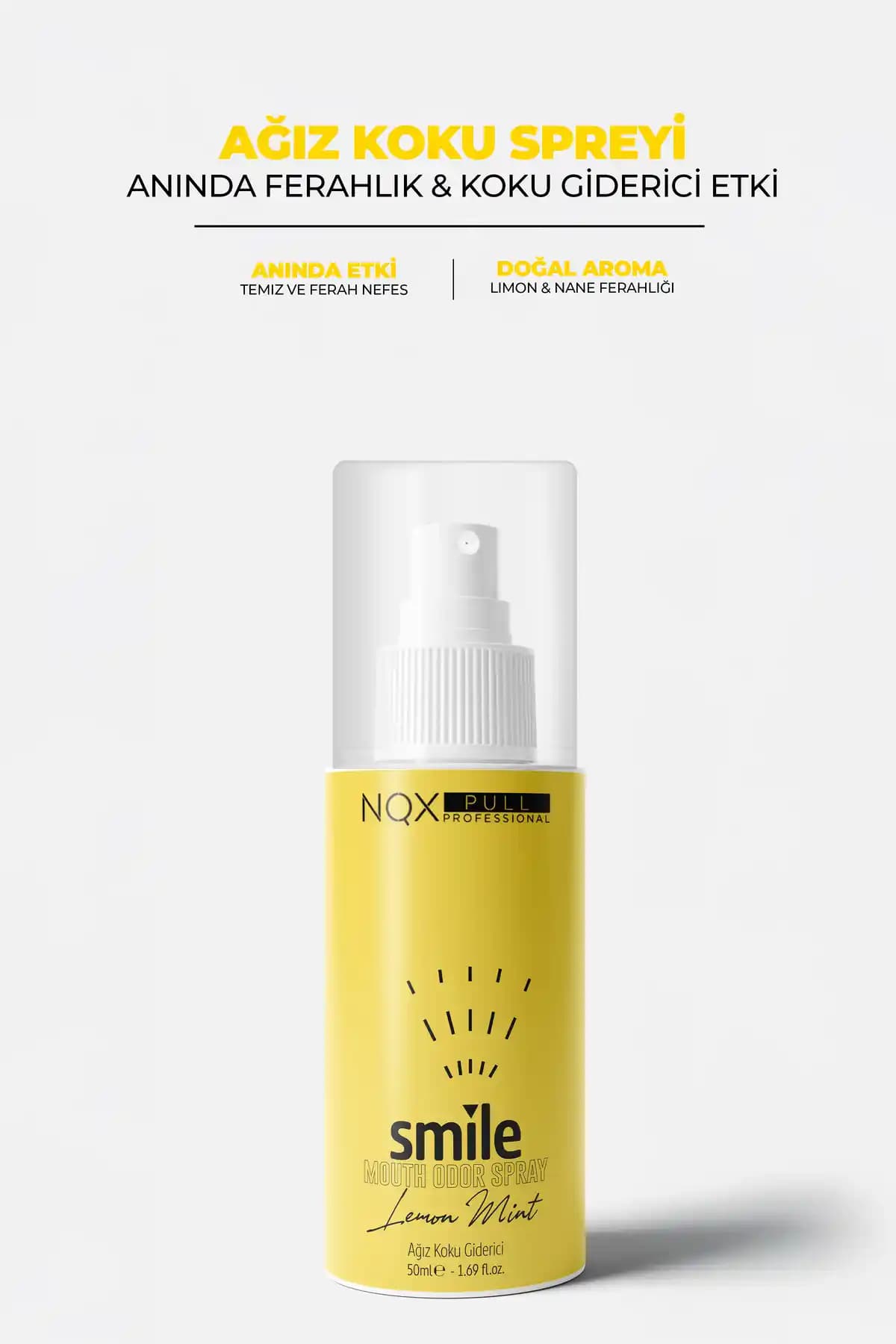 NQX PULL Ağız Spreyi: Pratik Kullanımlı Ferahlatıcı ve Uzun Süreli Nefes Tazeliği Sağlayan Ürün
