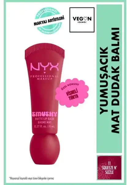 NYX Smushy Yumuşacık Mat Dudak Balmı İncelemesi: Doğal ve Bakımlı Dudaklar İçin Favori Seçenek