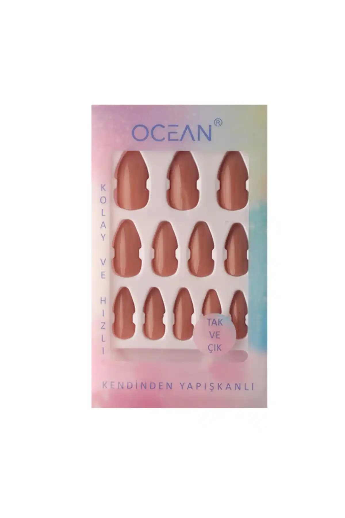 Ocean 759 Kendinden Yapışkanlı Takma Tırnak Pratik ve Estetik Kullanım İçin Uygun