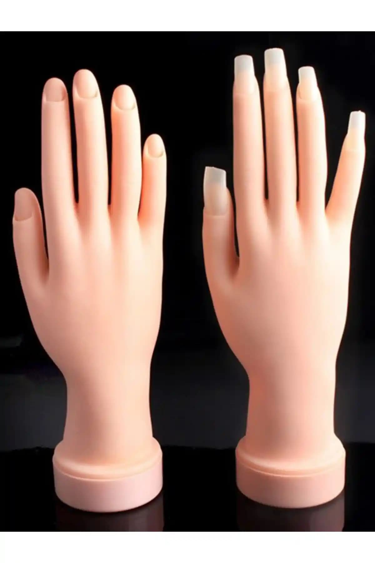 Ocean Protez Tırnak Eğitim Eli Profesyonel Uygulamalar ve Pratiklik Sağlayan Set