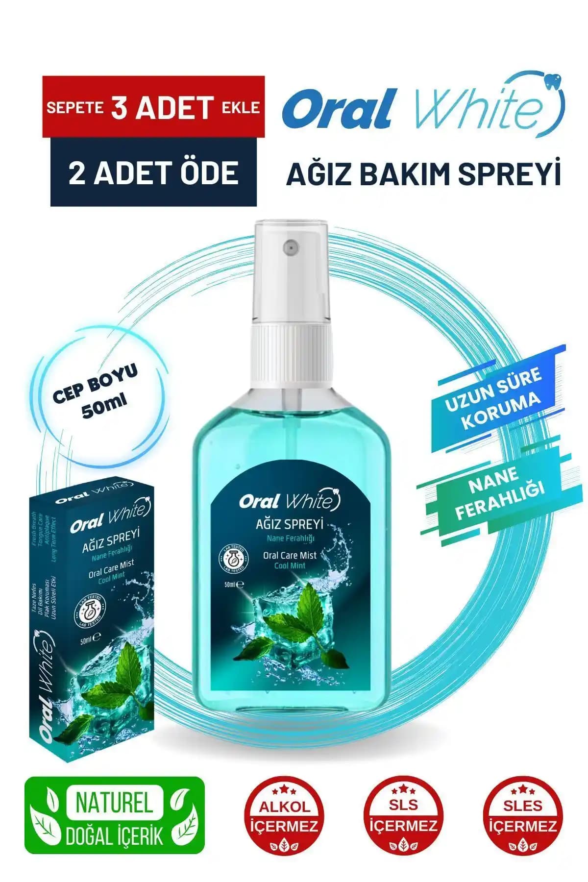 Oral White Cleaning Pro Ağız Kokusu Giderici Sprey: Pratik ve Etkili Ağız Bakım Çözümü