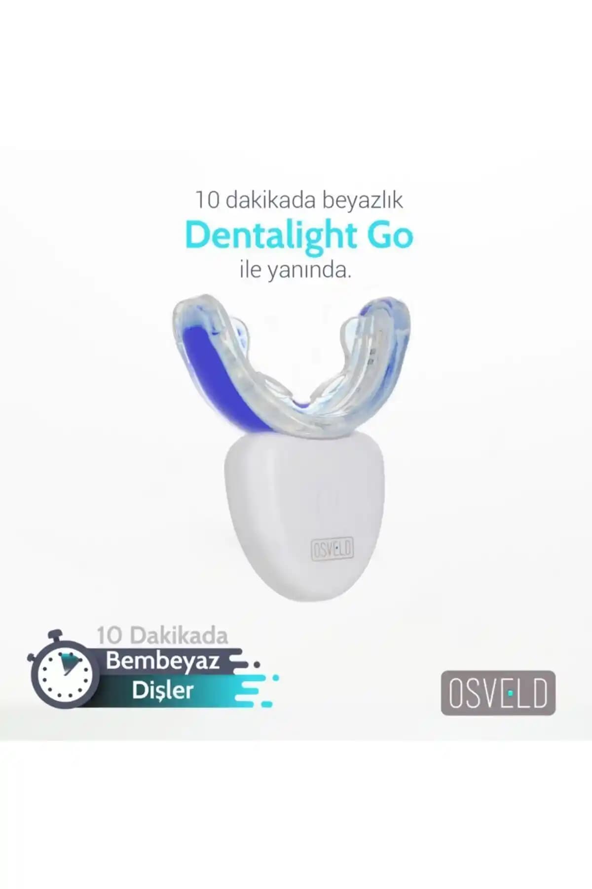 OSVELD Dentalıght Go: Gelişmiş Med-Blue Teknolojisi ile Etkili Diş Beyazlatma Cihazı