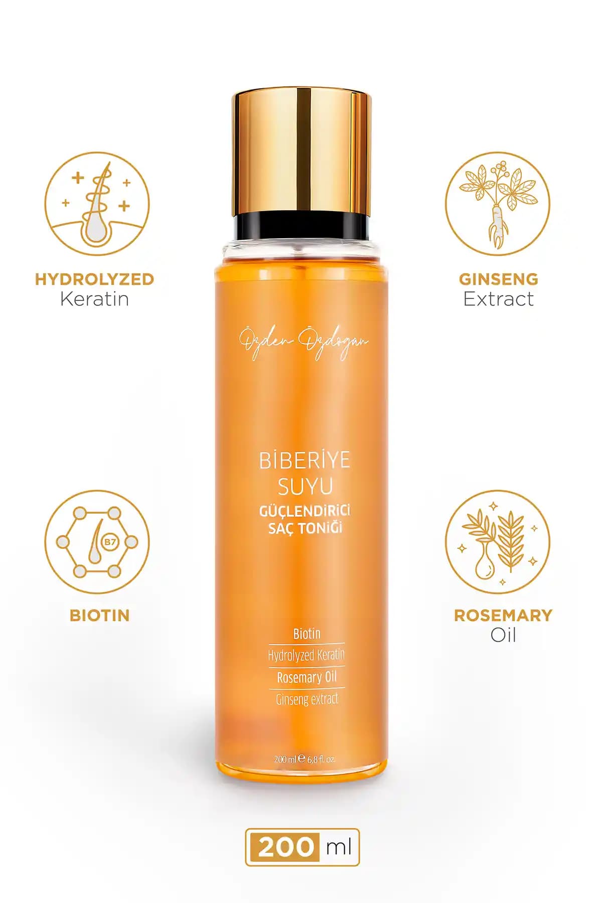 Özden Özdoğan Biberiye Suyu Saç Güçlendirici ve Dökülme Karşıtı Saç Toniği İncelemesi