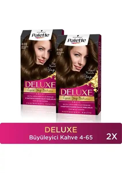 Palette Deluxe Saç Boyası 4-65 Kahve: Kalıcı, parlak ve bakım sağlayan saç boyası
