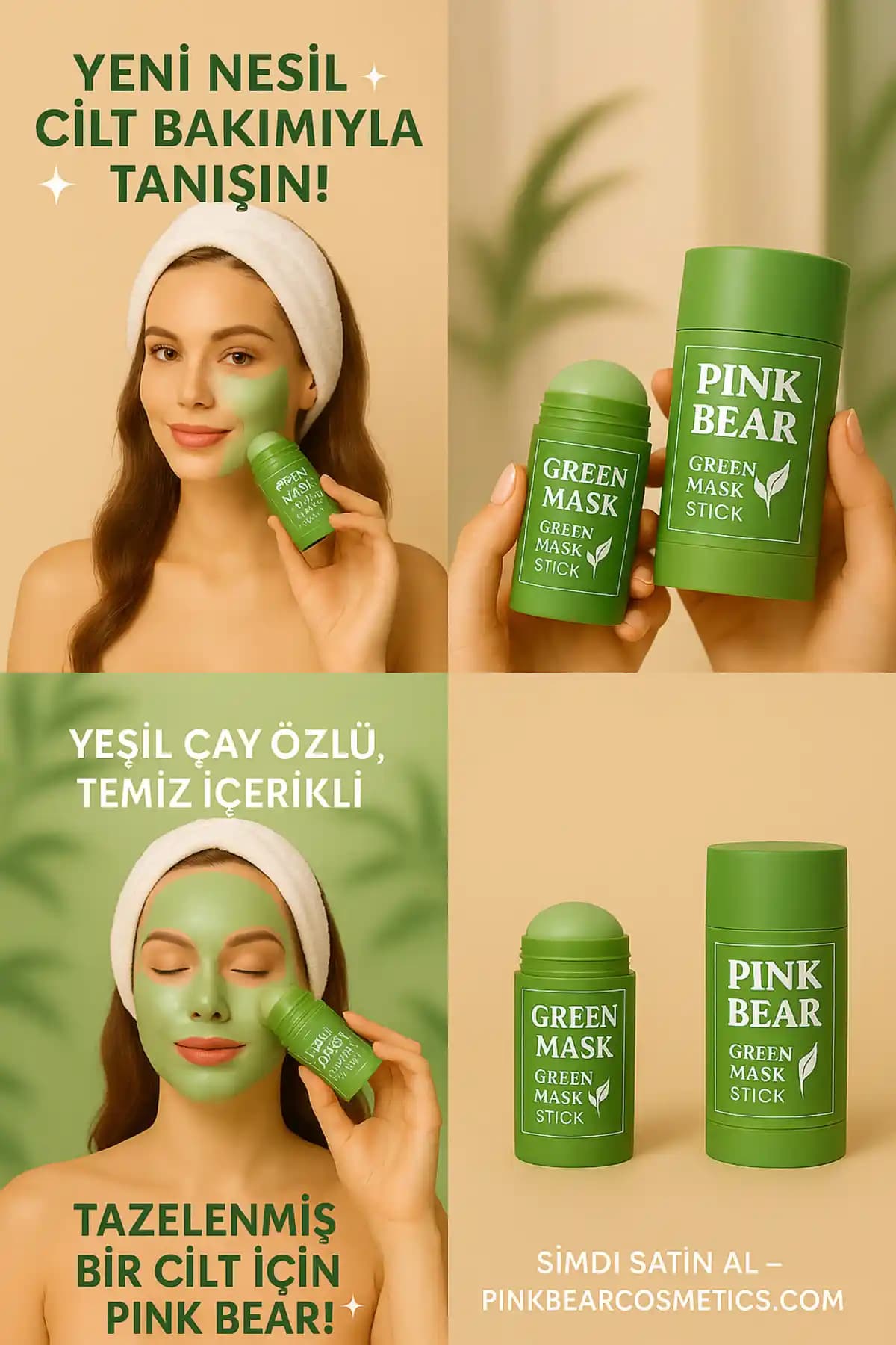 Pink Bear Siyah Nokta Akne ve Maskesi: Doğal İçeriklerle Etkili Cilt Temizliği ve Güzellik Çözümü