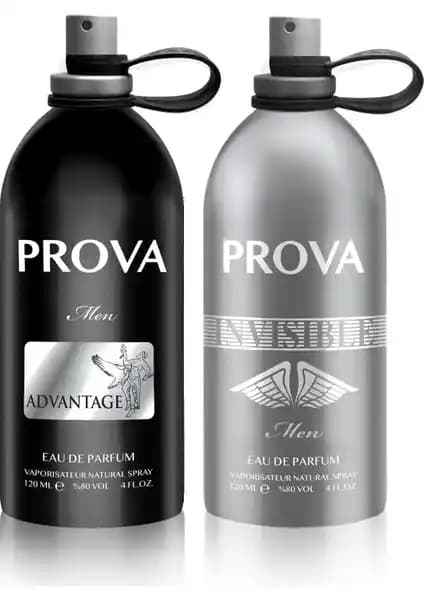 Prova Advantage ve Invisible EDP Erkek Parfüm Seti Modern ve Kalıcı Kokular
