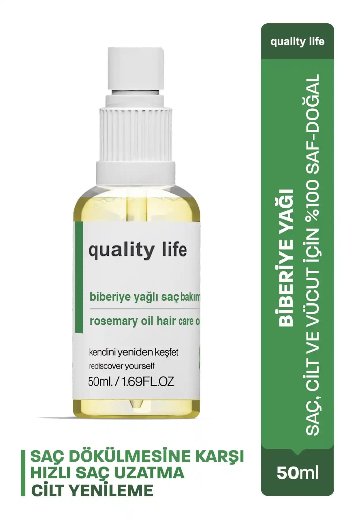 Quality Life Saç ve Cilt Bakım Yağı Complexi Doğal İçeriklerle Güçlendirici Bakım Sağlar