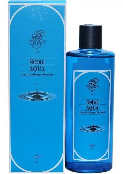 Rebul 250ml Aqua Kolonya Cam Şişe Ferahlatıcı ve Kalıcı Kokusu ile Günlük Kullanım İçin Uygun