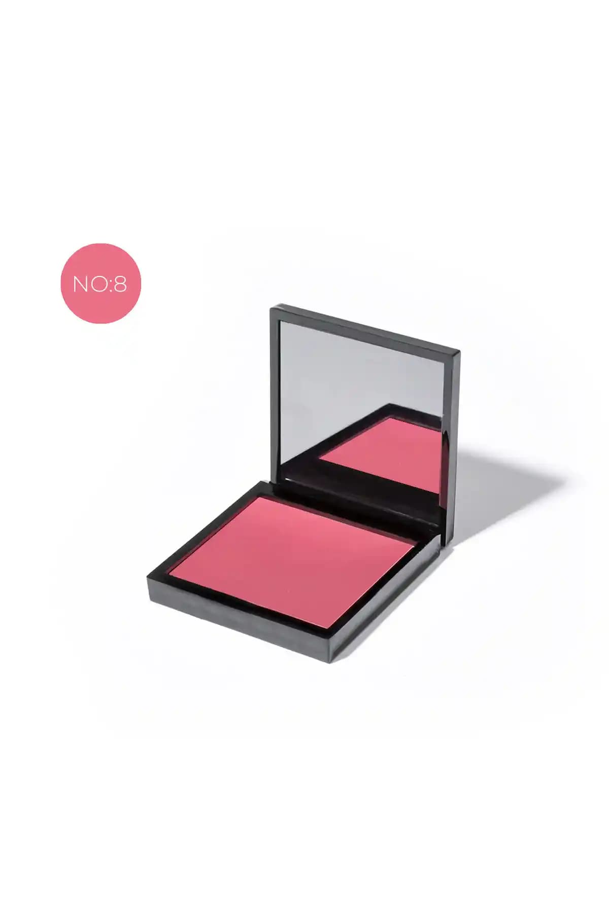 Sheida Silken Blush On No: 08 Pembe Mat Toz Allık, Doğal ve Şık Makyaj İçin Uygun