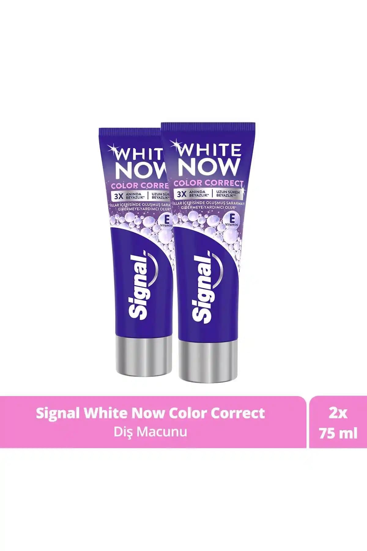 Signal White Now Color Correct: Uzun Süreli Beyazlık ve Renk Düzeltici Diş Macunu İncelemesi