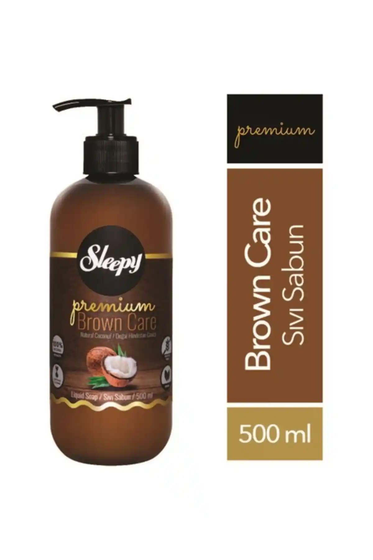 Sleepy Sivi Sabun Premium Brown Care Hindistan Cevizi ile Doğal ve Ferah Temizlik Sağlar