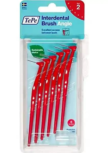 Tepe Saplı Orta Sertlikte Kırmızı Arayüz Diş Fırçası Günlük Ağız Bakımında Etkili ve Çevre Dostu Çözüm